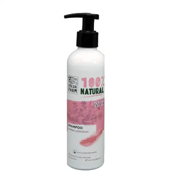 Sampon pentru caini  pisici Fresh Farm Hypoallergenic 250 ml