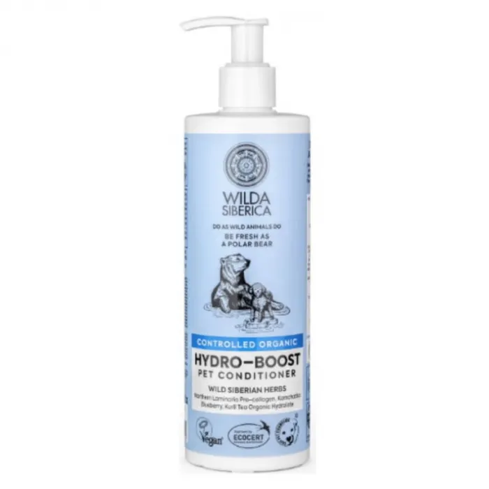 Sampon pentru caini pisici Wilda Siberica Hidratant 400 ml