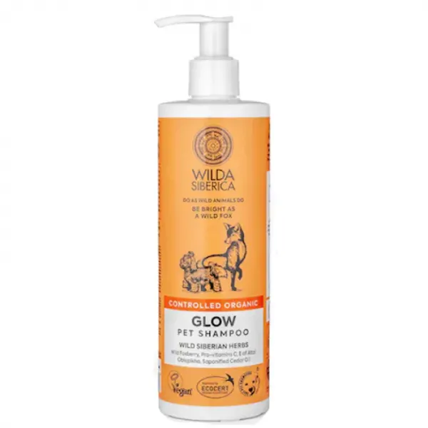 Sampon pentru caini  pisici Wilda Siberica pentru stralucire 400 ml