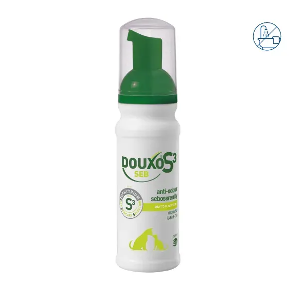 Sampon uscat, Douxo S3 Seb Mousse, 150 ml