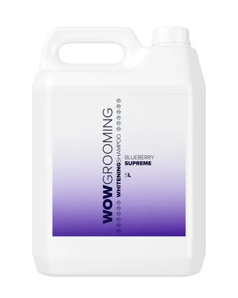 Sampon Wow Grooming pentru blana alba 1:20 - 5 L