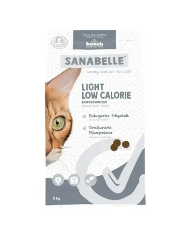 SANABELLE Light Low Calorie 2 kg pentru pisici supraponderale