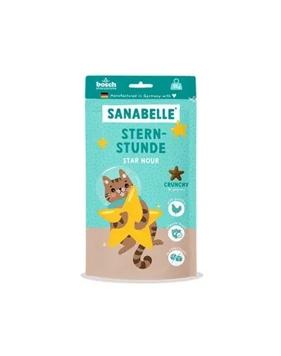 SANABELLE Star Hour recompense crocante pentru pisici 55 g cu pasăre