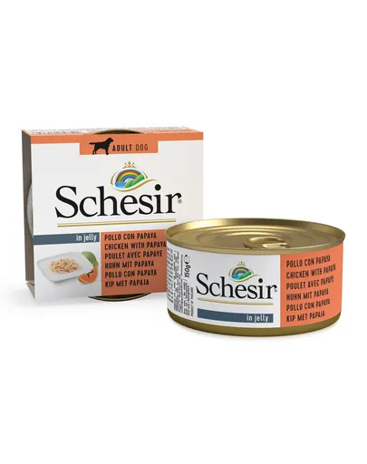 SCHESIR Fruit pui cu papaya 150 g
