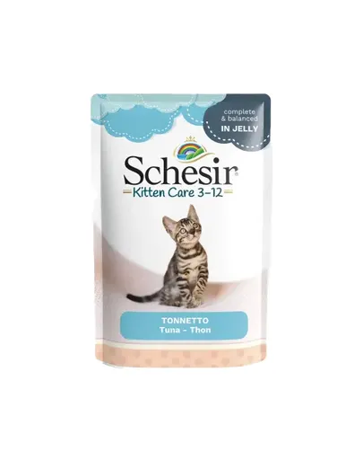 SCHESIR Hrana umeda pentru pisoi, cu ton, 85 g