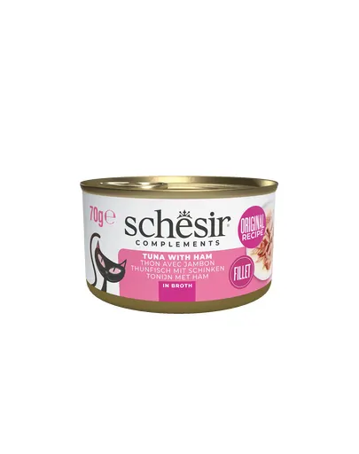 SCHESIR Ton cu șuncă în bulion 70 g