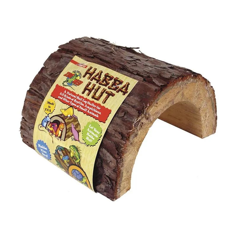 Scorbura lemn natural Zoo Med Habba Hut Small