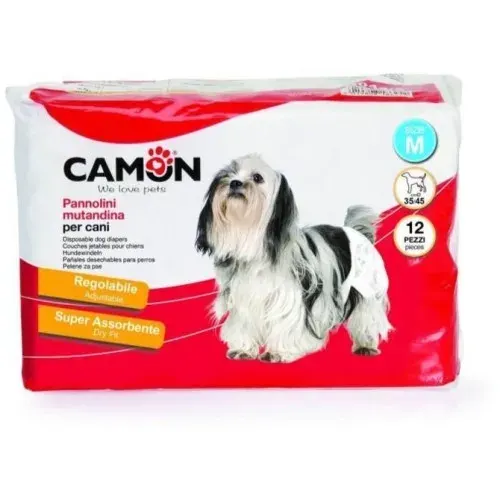Scutece pentru caini, Camon, M 35/45 cm 12 buc/ set