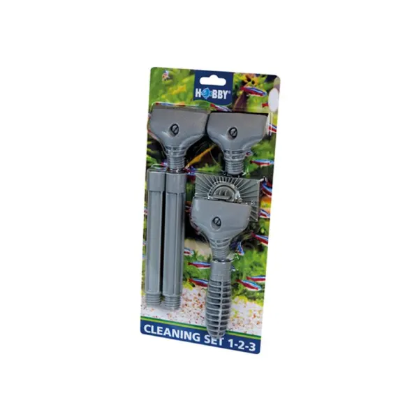 Set curatare acvariu Hobby Cleaning Set 1-2-3