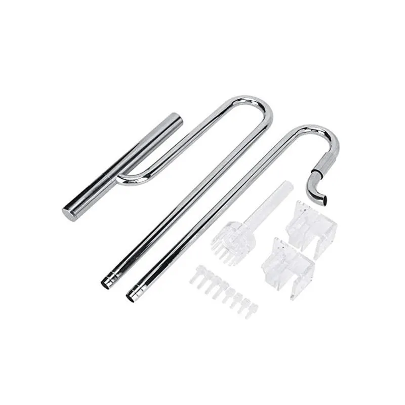 Set lily pipe inox Blau Stainless Inflow si Outflow 16/22