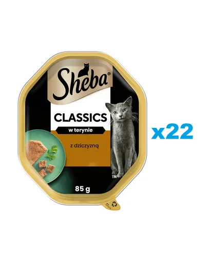 SHEBA Classics tavite 22x85 g hrana pentru pisica, cu vanat