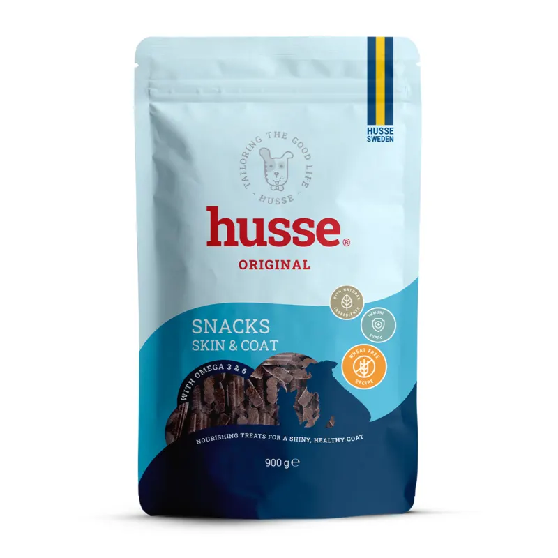 SNACKS SKIN & COAT, COLD PRESSED, 900g | Recompense funcționale presate la rece, cu somon și superalimente
