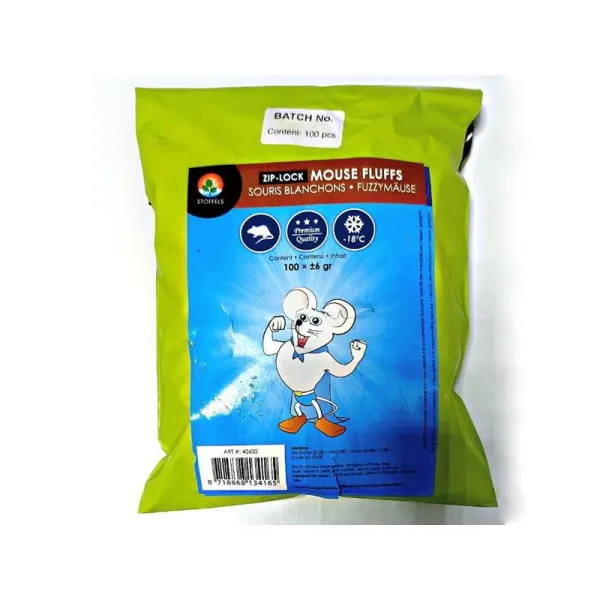Soareci congelati medii cca 6gr 100buc