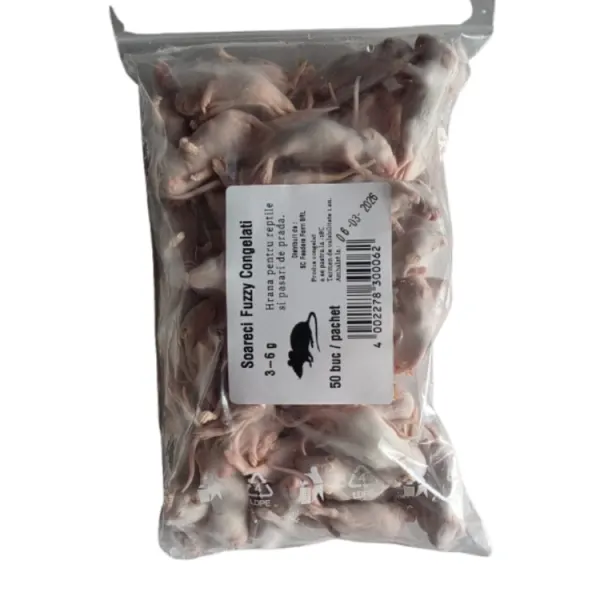 Soareci congelati mici Fuzzy 3 - 6 gr 50buc