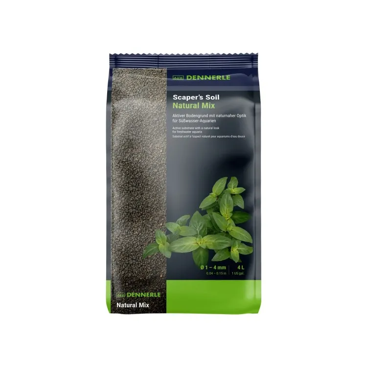 Sol fertil Dennerle Scapers Soil Natural Mix 4L