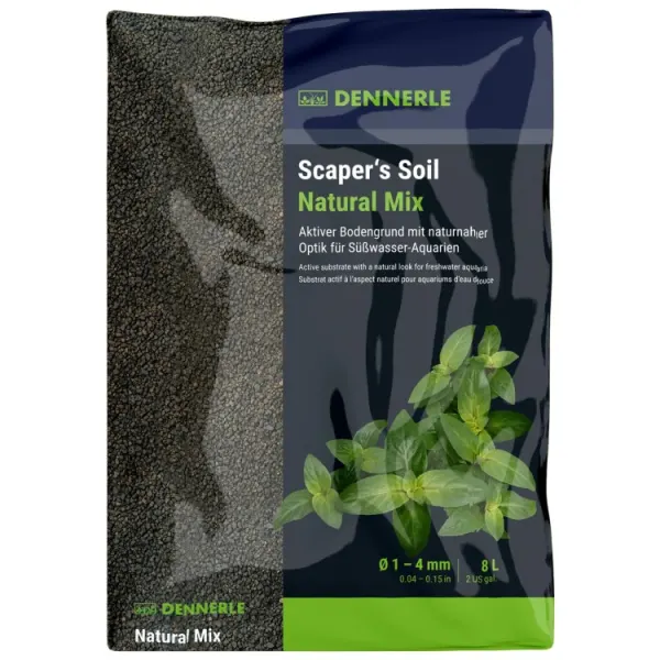 Sol fertil Dennerle Scapers Soil Natural Mix 8L