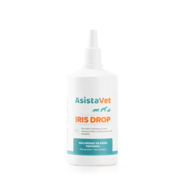 Solutie Curatare Perioculara si Oculara Iris Drop, AsistaVet, 130 ml