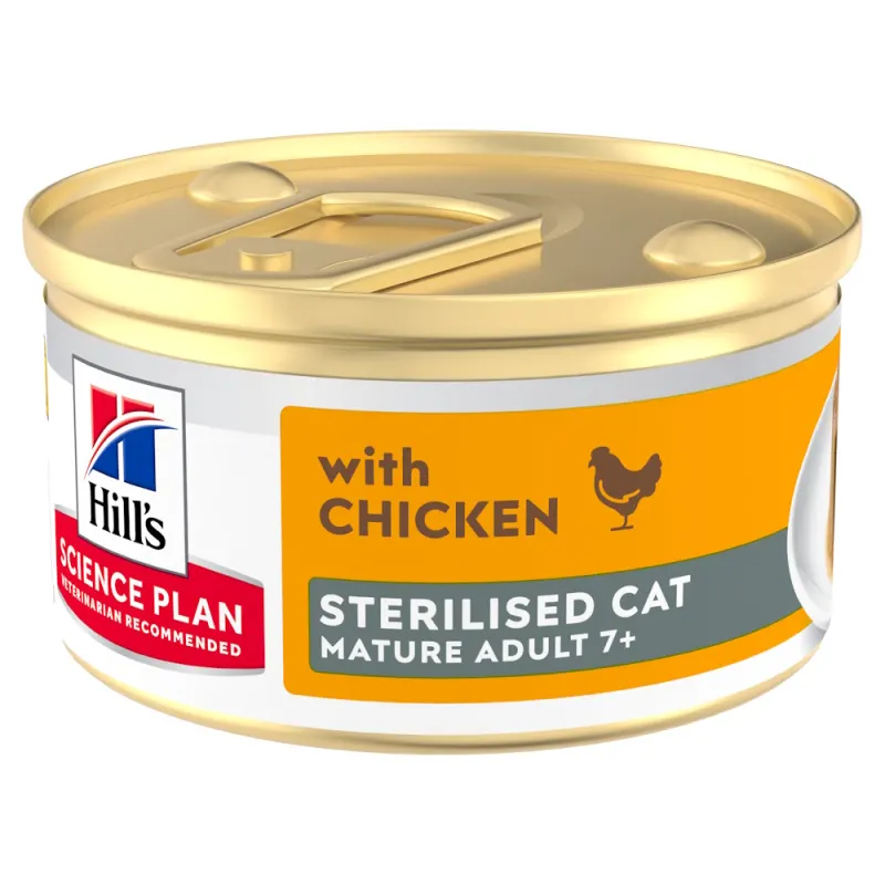 SP FELINE MATURE STERILISED MOUSSE CHK 85 G (CONSERVA)