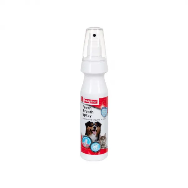 Spray dentar pentru caini si pisici fresh breath beaphar 150ml