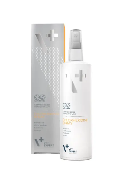 Spray Nanosilver VetExpert Clorhexidina 4%, 100 ml
