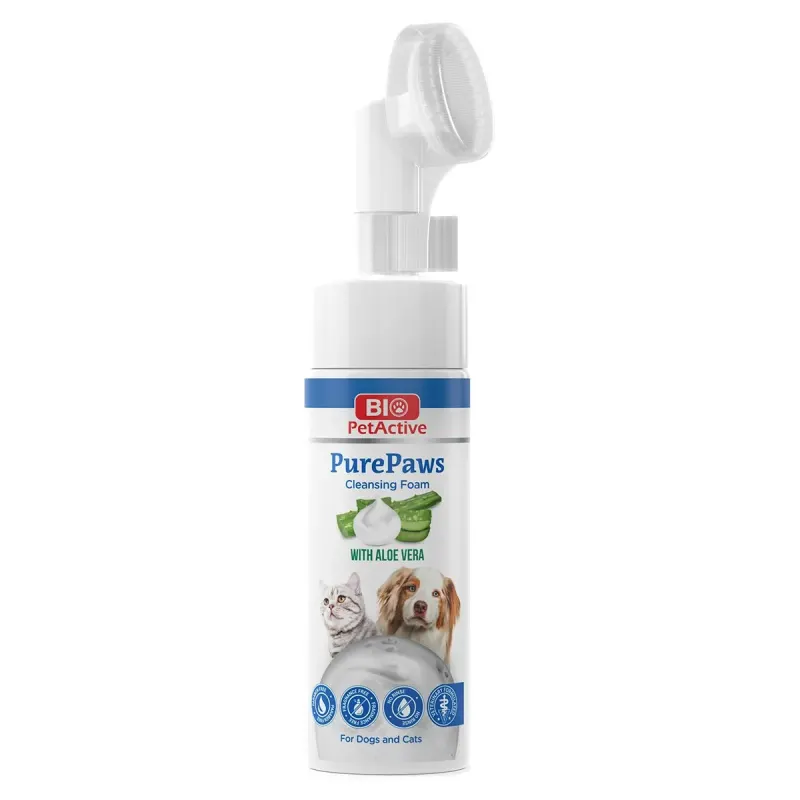 Spuma de curatare pentru caini pisici Pure Paws 150 ml