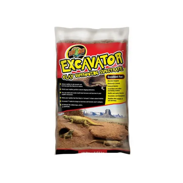 Substrat de lut Zoo Med Excavator Clay Burrowing Subtrate 9kg