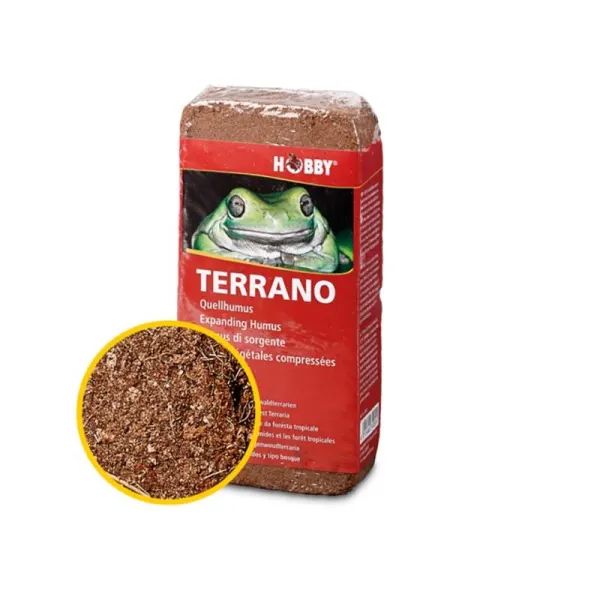 Substrat Hobby Terrano Expanding Humus Block 2x4L