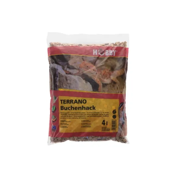 Substrat pentru terarii uscate Hobby Terrano Chopped Beech 4L