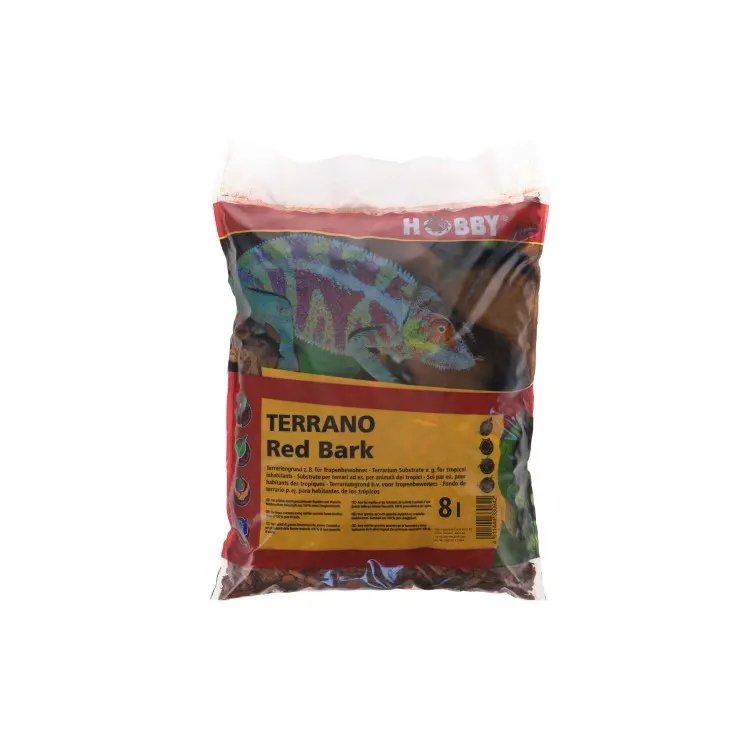 Substrat terariu coaja de pin Hobby Terrano Red Bark 25L