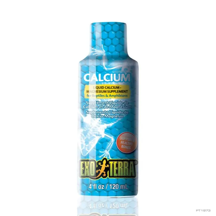 Supliment calciu reptile si amfibieni ExoTerra 120ml