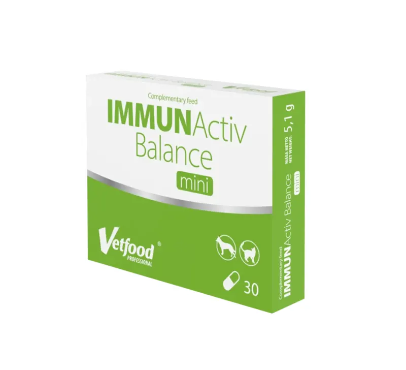 Supliment imunitar, VetFood, Immunactiv Balance Mini, 30 capsule