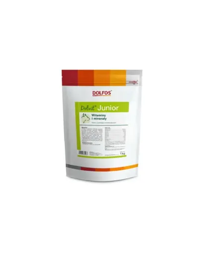 Supliment mineral-vitaminic pentru căței de la 3 săptămâni DOLFOS Dolvit Junior 1 kg
