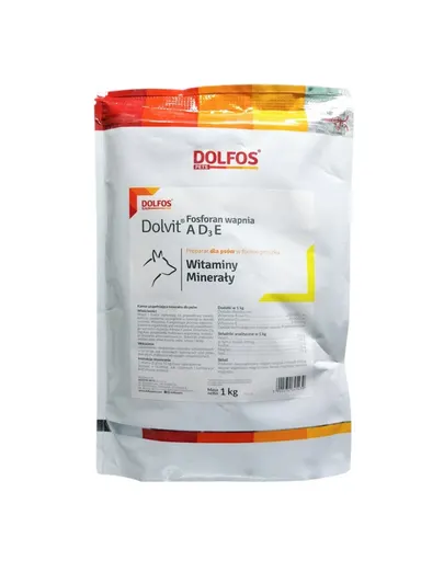 Supliment pentru câini DOLFOS Dolvit Fosforan de calciu 1 kg