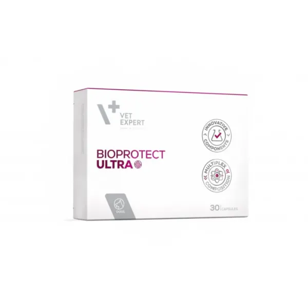 Suport pentru echilibrul microbiomului intestinal, BioProtect ULTRA, VetExpert, 30 tablete