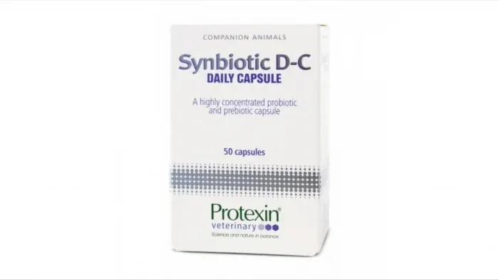 Synbiotic D-C pentru caini si pisici,  50 Capsule