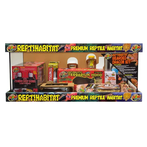Terariu Kit Agama cu barba Zoo Med Reptihabitat Bearded Dragon