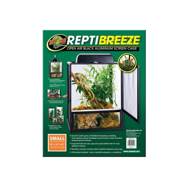 Terariu Zoo Med ReptiBreeze Alum Screen Cage 40x40x50cm
