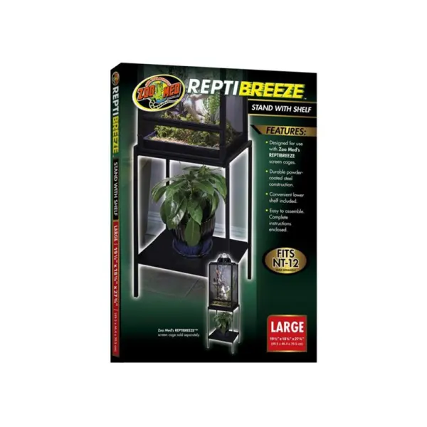 Terariu Zoo Med ReptiBreeze Stand with Shelf large