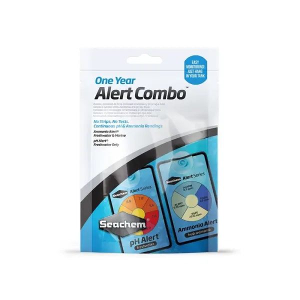 Test permanent pH si amoniac Seachem Alert Combo Ph-Ammonia (1 an)