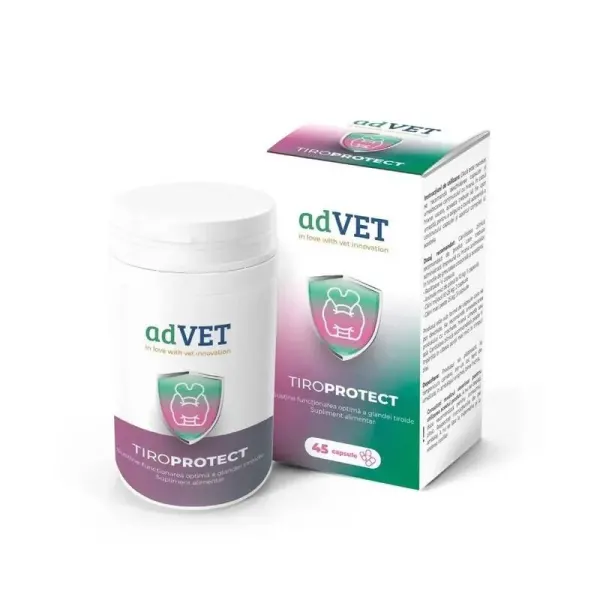 Tiroprotect, supliment alimentar, 45 capsule