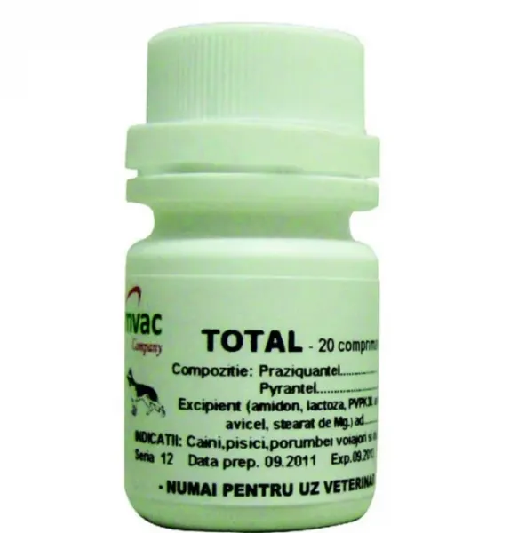Total, 20 comprimate
