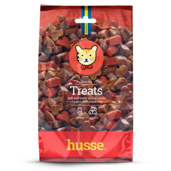 TREATS | Gustări moi și delicioase cu pui și merisoare, pentru pisici