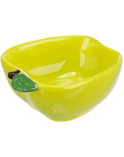 TRIXIE Bol ceramic rozătoare, formă măr 180 ml