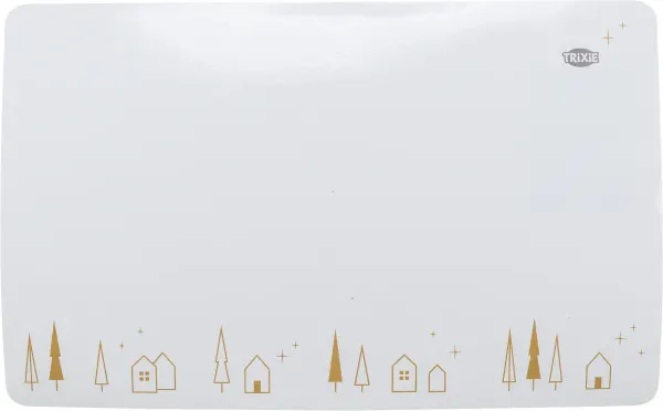 Trixie, covoras X-Mas pentru castroane, plastic, bej, 92020, 44x28 cm