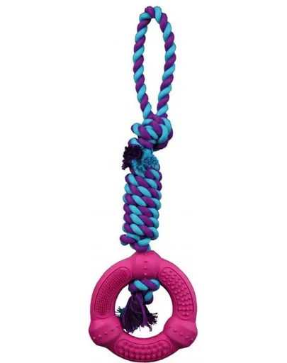 TRIXIE Inel pe sfoară „Denta Fun" 12 cm/41 cm