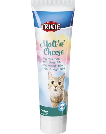 TRIXIE Paste pentru pisici cu malț și brânză 100 g