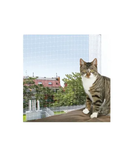 TRIXIE Plasă de protecție nailon alb 8 x 3 M