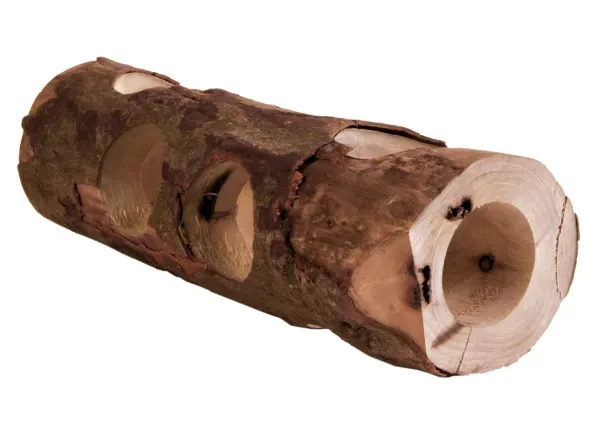 Tunel Lemn Natural 7x30 cm Rozatoare Mici 6131