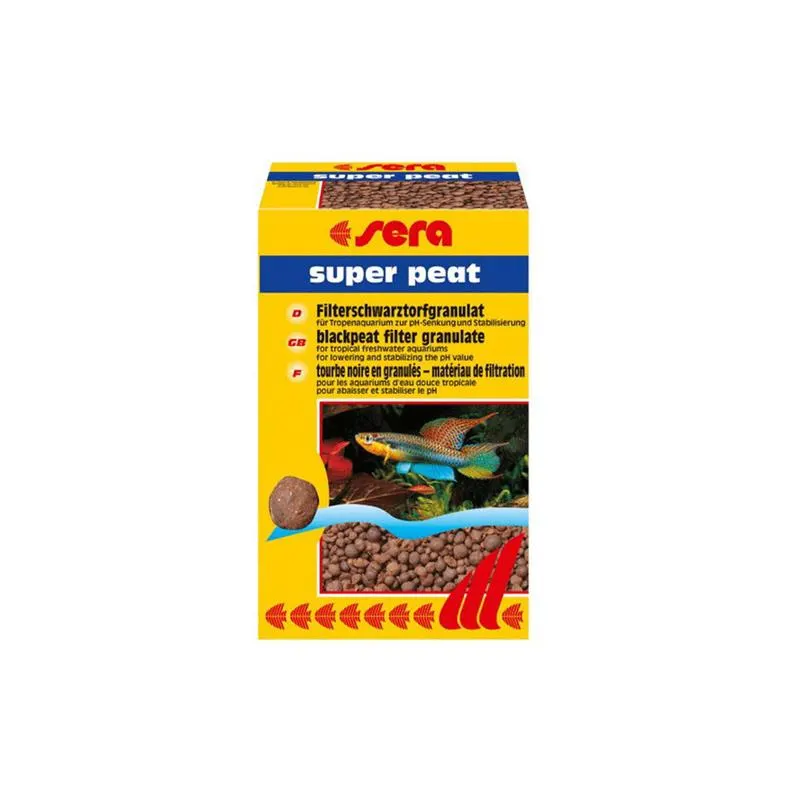 Turba granulata Sera Super Peat 500g