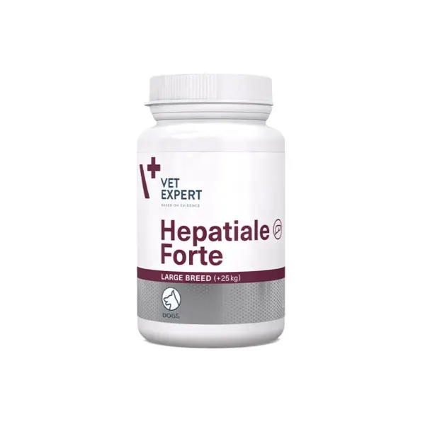 VET EXPERT Hepatiale Forte Large Breed, supliment sistem hepatic câini, comprimate VET EXPERT Hepatiale Forte Large Breed, L-XL, supliment sistem hepatic câini, flacon, 40 comprimate